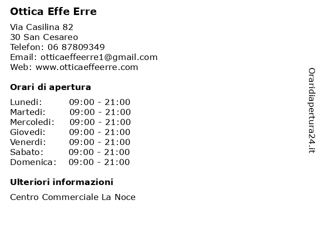 Ottica effe erre via casilina deals